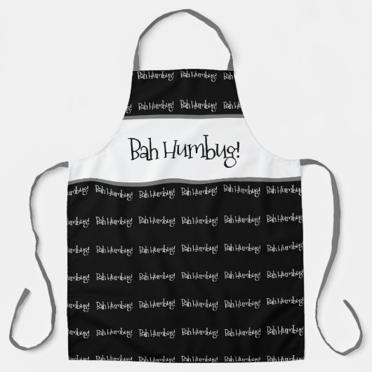 Bah humbug Schürze (Vorderseite)