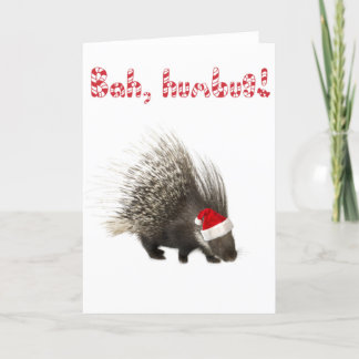 Bah, Humbug! Schweinekarte Feiertagskarte