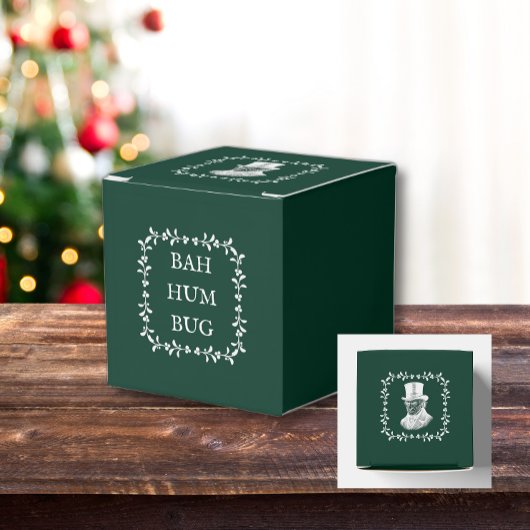 Bah Humbug Scrooge Dickens Christmas Carol Geschenkschachtel