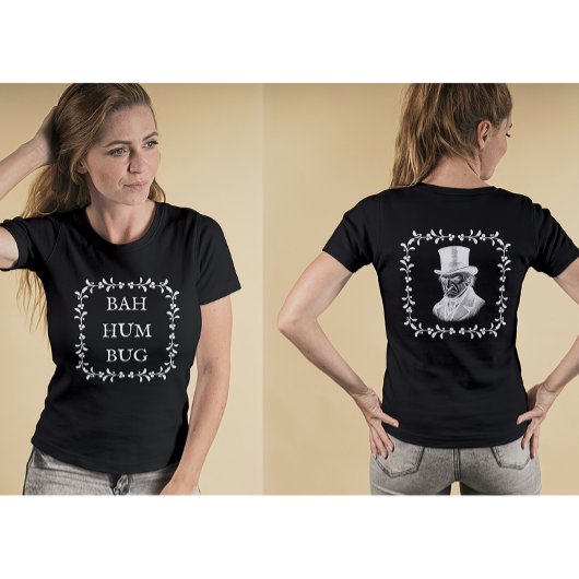 Bah Humbug Scrooge Dickens Christmas Carol Tri-Blend Shirt