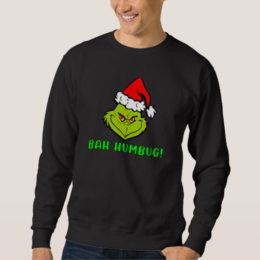 Bah Humbug Scrooge Essential Christmas Cartoon Sweatshirt (Vorderseite)