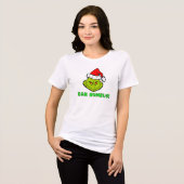 Bah Humbug Scrooge Essential Christmas Cartoon Tri-Blend Shirt (Vorderseite voll)