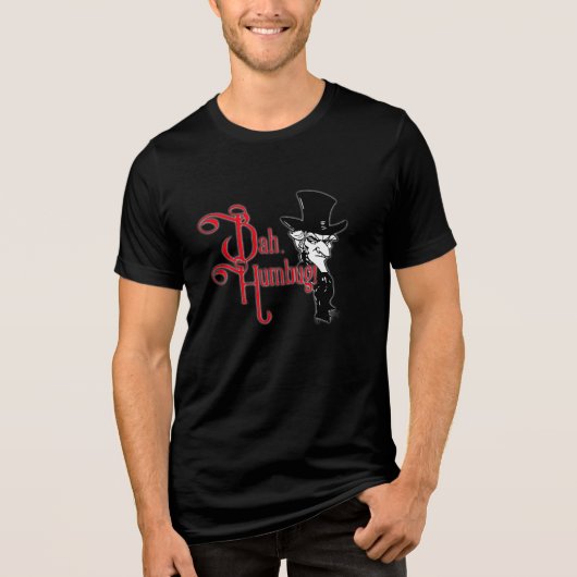 Bah Humbug Scrooge Essential T-Shirt Tri-Blend Shirt (Vorderseite)