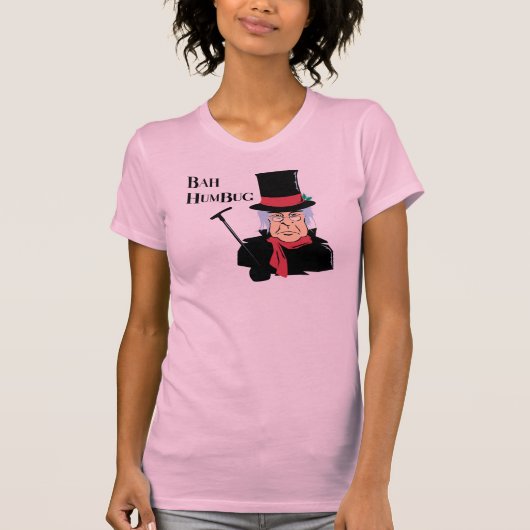 Bah Humbug Scrooge T - Shirt (Vorderseite)
