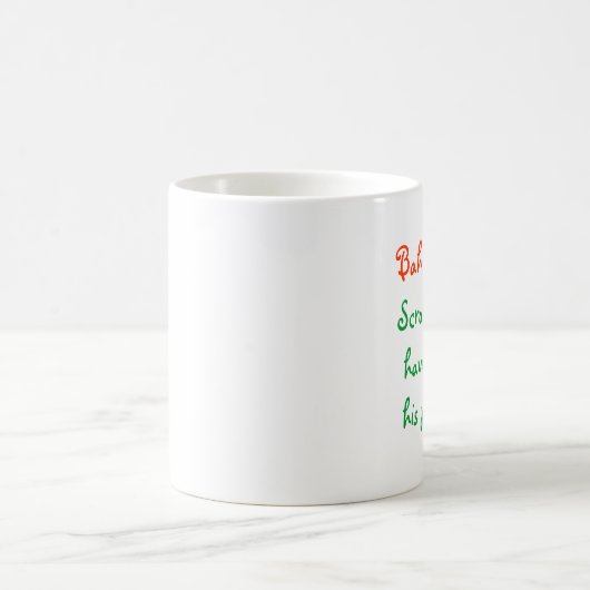Bah Humbug Scrooge Tasse (Mittel)