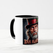 Bah Humbug Scrooge Weihnachtsfeierliche Tasse (Vorderseite Links)