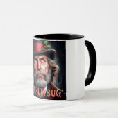 Bah Humbug Scrooge Weihnachtsfeierliche Tasse (VorderseiteRechts)