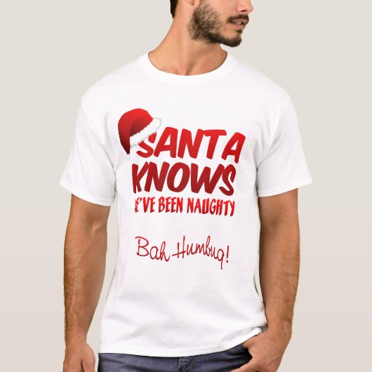 BAH HUMBUG Shirt - Stil wählen (Vorderseite)