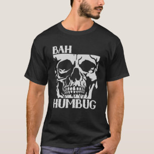 Bah Humbug Skull Santa's Lieblings-Weihnachts-Paja T-Shirt