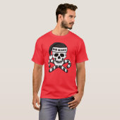 'Bah Humbug' Skull-T - Shirt (Vorne ganz)