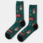 Bah Humbug Socken (Linkes Detail)