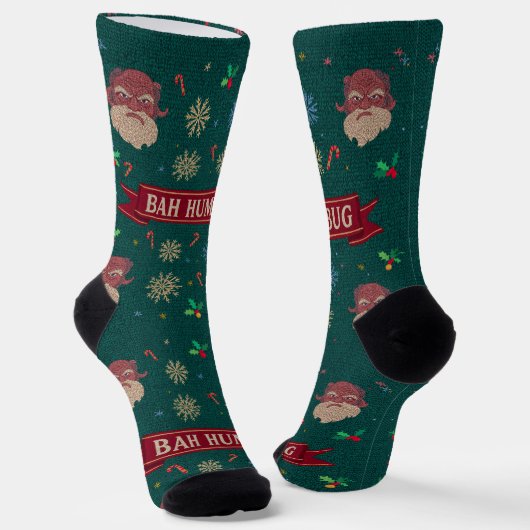 Bah Humbug Socken (Gewinkelt)
