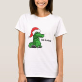 Bah Humbug! Spaß, Alligator mit T-Shirt (Vorderseite)