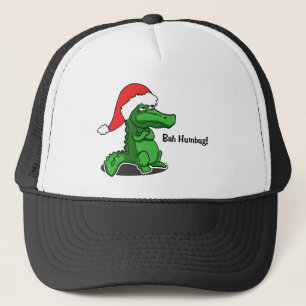 Bah Humbug! Spaß, Alligator mit Truckerkappe