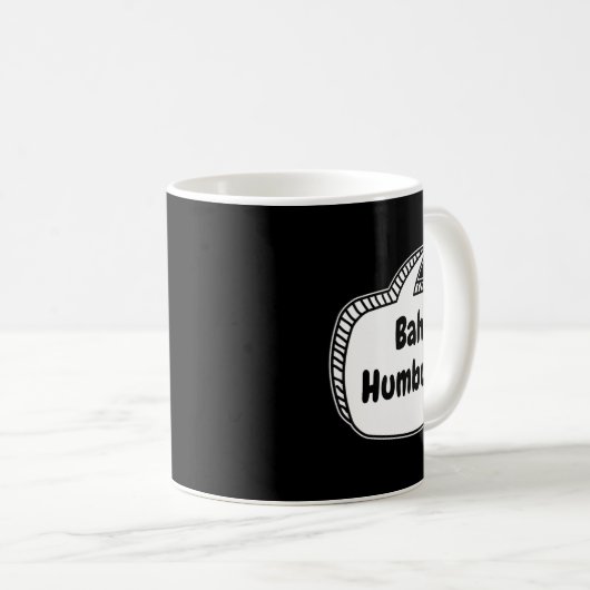Bah Humbug Speech Bubble Toddler T Shirt Kaffeetasse (VorderseiteRechts)