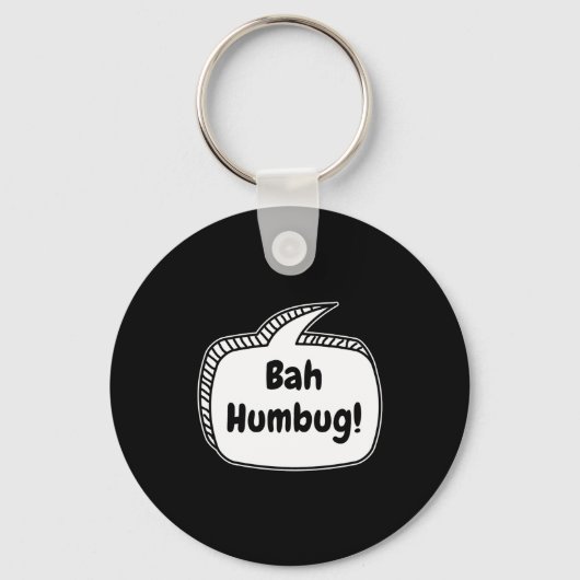 Bah Humbug Speech Bubble Toddler T Shirt Schlüsselanhänger (Vorderseite)