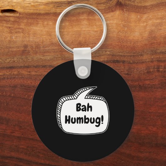 Bah Humbug Speech Bubble Toddler T Shirt Schlüsselanhänger (Vorderseite)