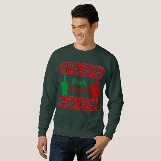 Bah Humbug Sweatshirt (Vorne ganz)