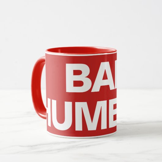 BAH HUMBUG | TASSE (Vorderseite Links)