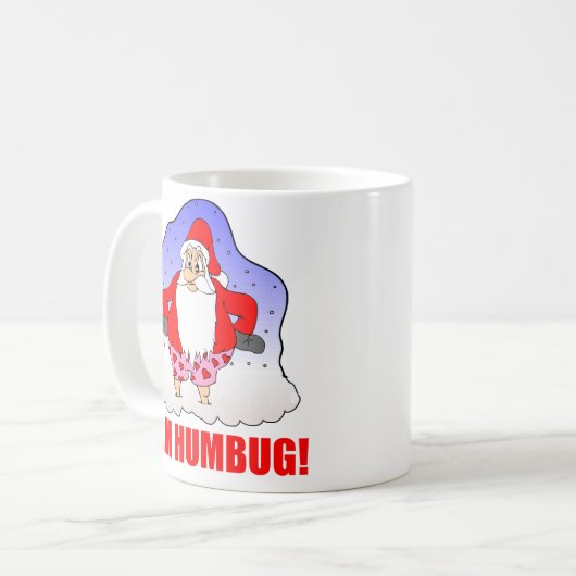 Bah Humbug-Tasse Kaffeetasse (Vorderseite Links)