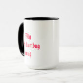 Bah Humbug-Tasse Tasse (Vorderseite Links)