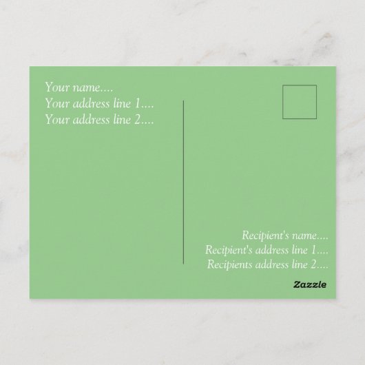 "Bah. Humbug. Und all das..." Baum mit Geschenken Postkarte (Rückseite)