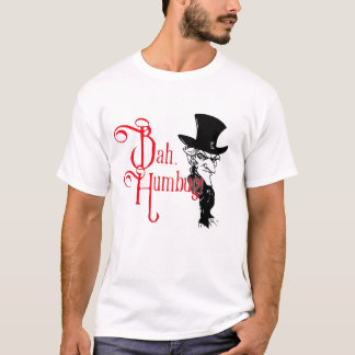 Bah Humbug viktorianisches Herren-Weihnachts-T-Shi T-Shirt