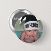 Bah Humbug-Weihnachten ist zum Kotzen!! Button (Vorne & Hinten)