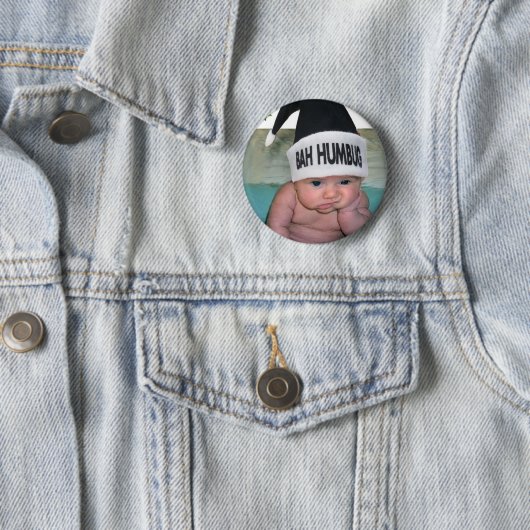 Bah Humbug-Weihnachten ist zum Kotzen!! Button (Beispiel)