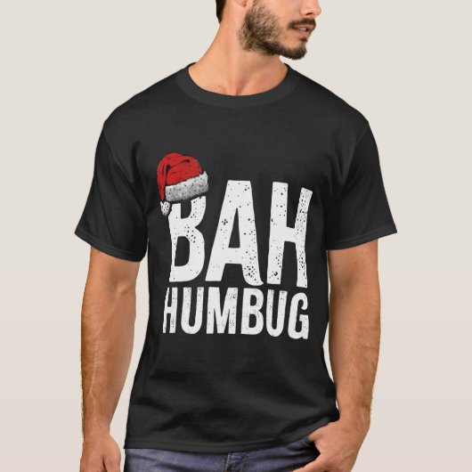 Bah Humbug Weihnachten T-Shirt (Vorderseite)
