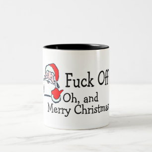 Bah Humbug-Weihnachten Zweifarbige Tasse