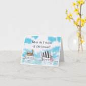 Bah Humbug Weihnachtskarte Karte (Gelbe Blume)