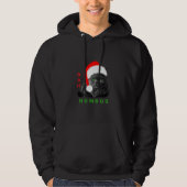 Bah Humbug Weihnachtskatze Hoodie (Vorderseite)