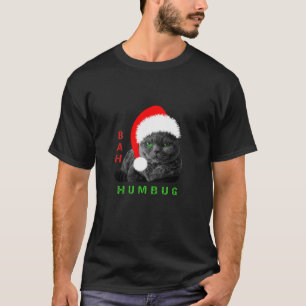 Bah Humbug Weihnachtskatze T-Shirt