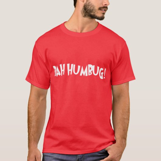 Bah Humbug-WeihnachtsT - Shirt (Vorderseite)