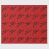 Bah Humbug Wrapping Paper Geschenkpapier (Flach)