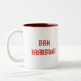BAH HUMBUG! ZWEIFARBIGE TASSE