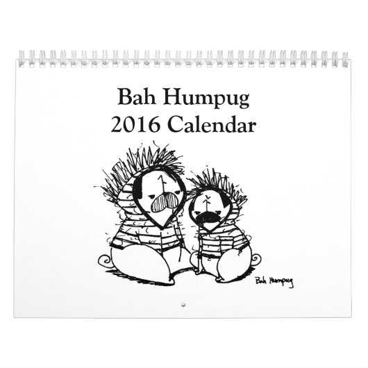Bah Humpug 2016 Kalender (Titelbild)