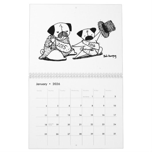 Bah Humpug 2016 Kalender (Jan 2026)