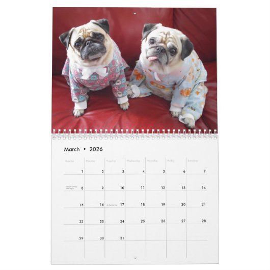 Bah Humpug sonniger u. rosiger Kalender 2016 (Mär 2026)