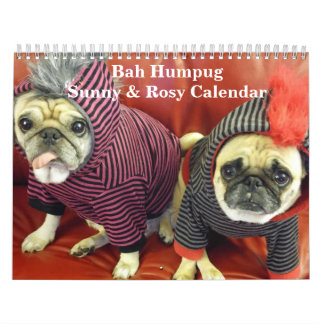 Bah Humpug sonniger u. rosiger Kalender 2016