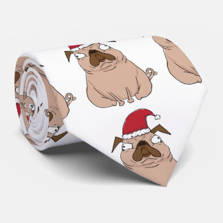Bah Humpug Weihnachtssankt-Mops-Kleid Krawatte