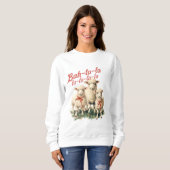 Bah La La La La La Christmas Sheep Sweatshirt (Vorne ganz)