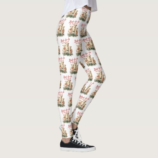 Bah La La Niedlich Retro Christmas Sheep Leggings (Rechts)