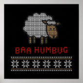 Bäh-Schaf Weihnachten Poster (Vorne)