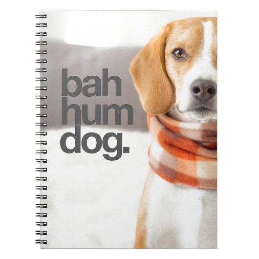 "Bah Summen-Hunde" Beagle Notizblock (Vorderseite)