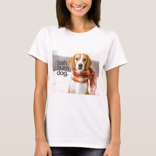 "Bah Summen-Hunde" Beagle T-Shirt (Vorderseite)