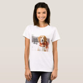 "Bah Summen-Hunde" Beagle T-Shirt (Vorne ganz)