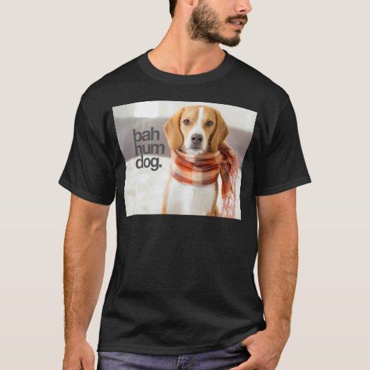 "Bah Summen-Hunde" Beagle T-Shirt (Vorderseite)