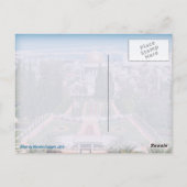 Bahá í Gardens of Haifa, Israel Postkarte (Rückseite)